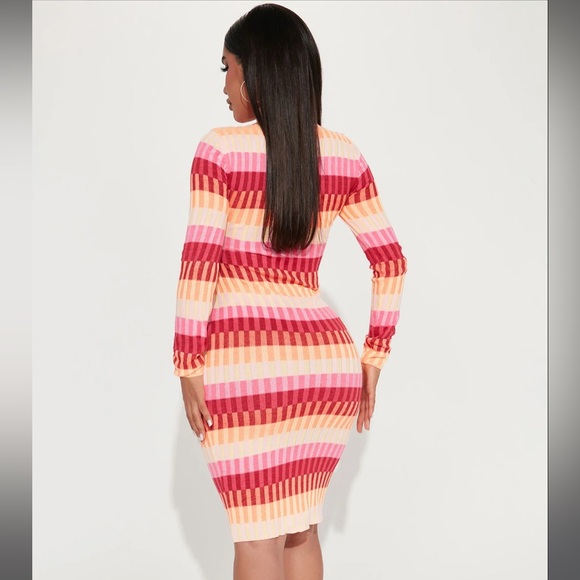 Bright Like Me Sweater Midi Dress - Picture 2 of 3